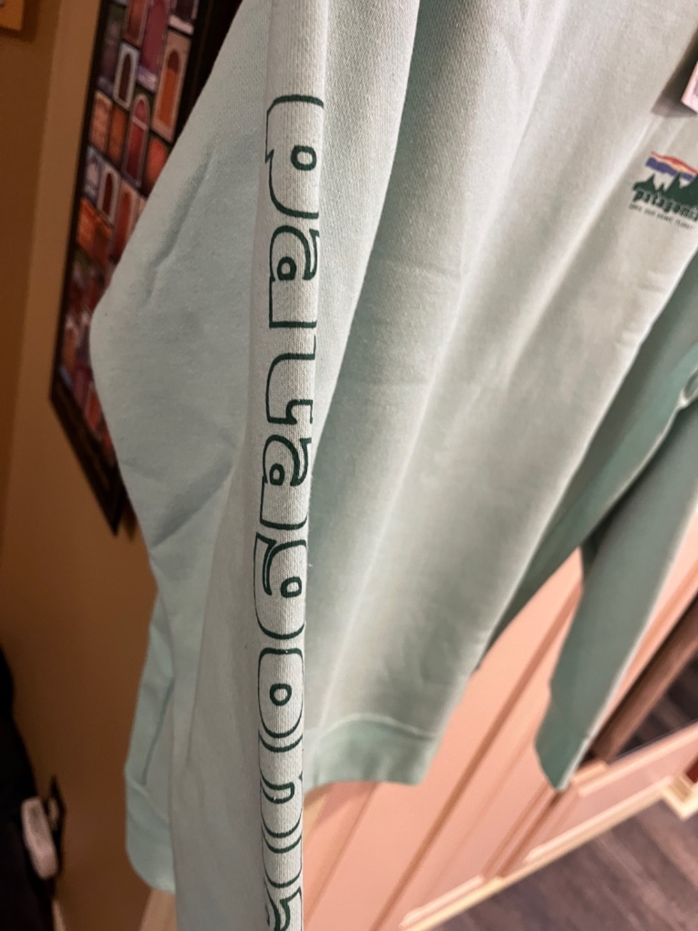 Patagonia uprisal 73 skyline crew rinsed green men med, women lg heavier warm - Picture 7 of 11